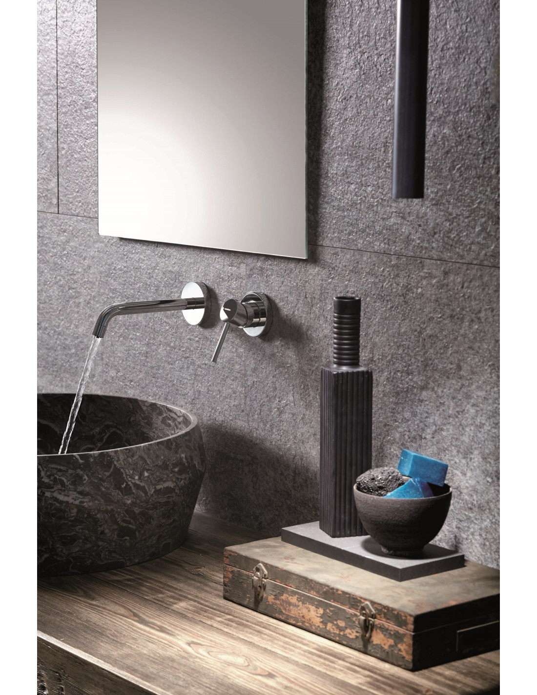 Newform - XT Bocca a parete da 165cm per lavabo - art. 16854