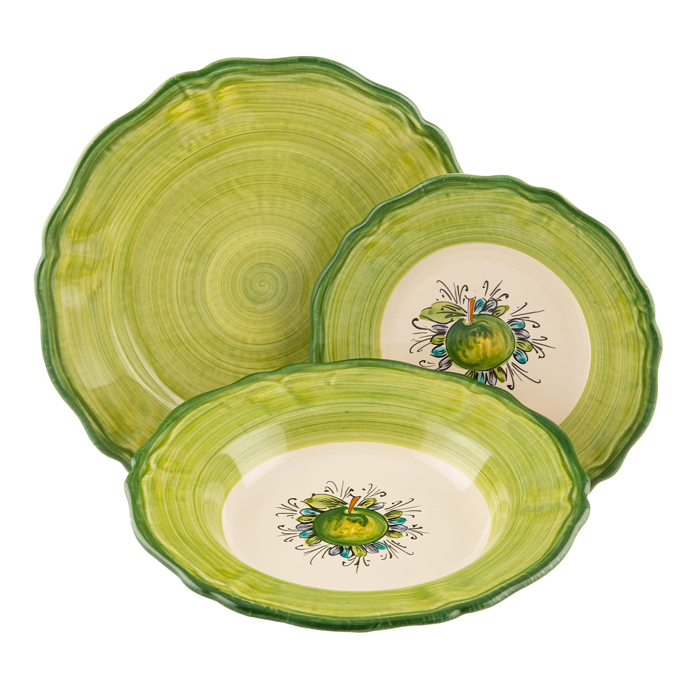 Set cena colore e frutta - Mele