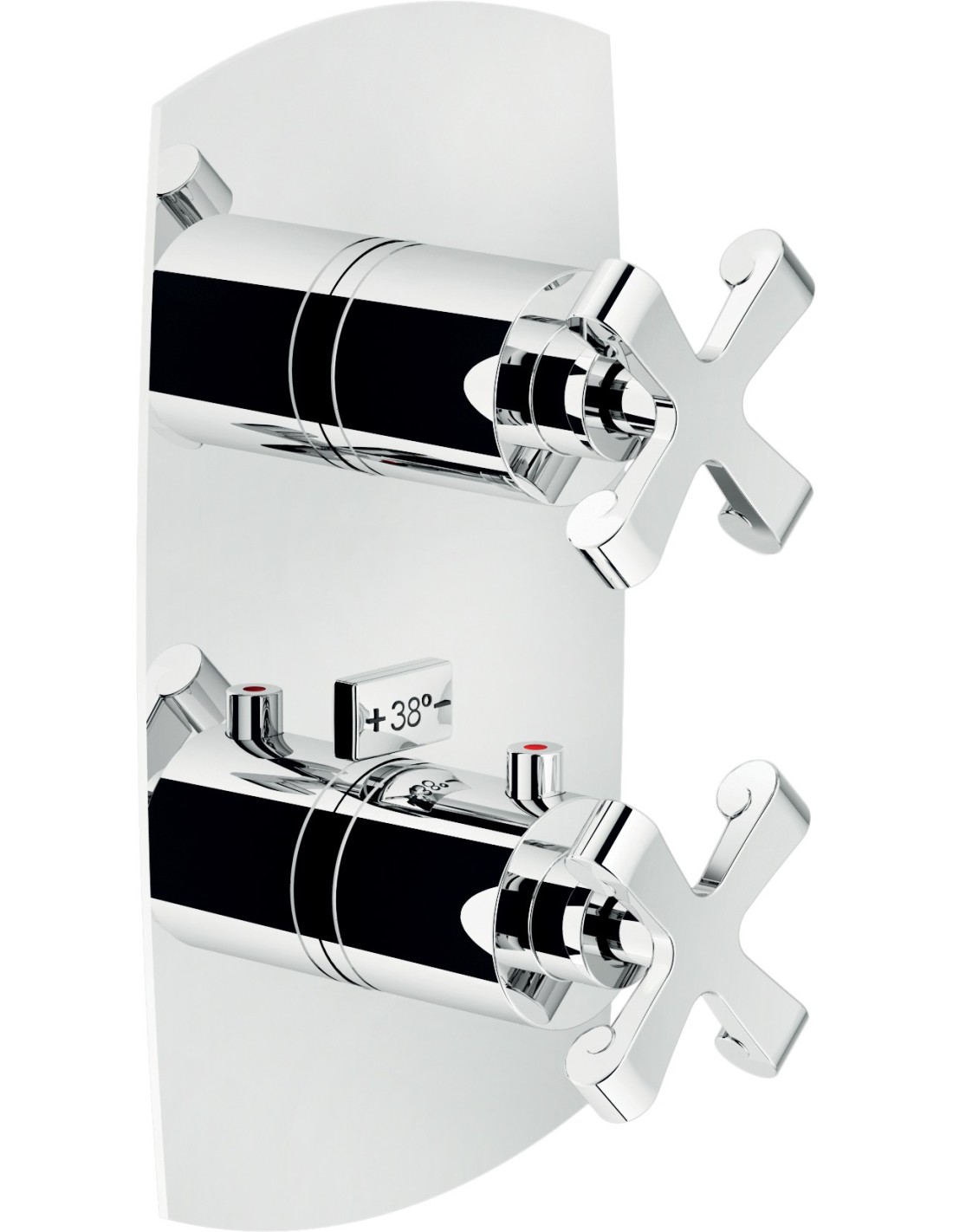 NOBILI-CARLOS PRIMERO parte esterna miscelatore termostatico incasso 1 via - CP101