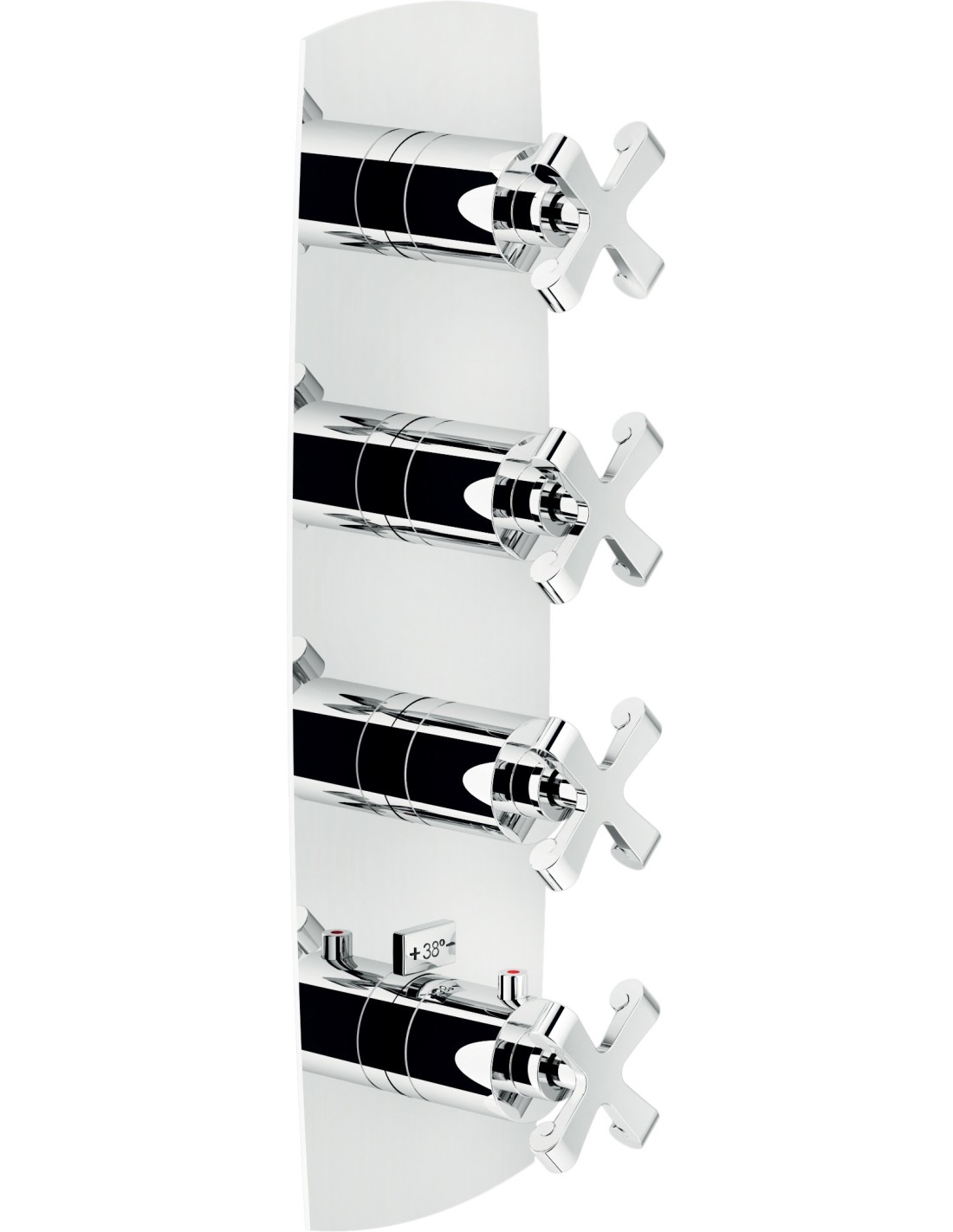 NOBILI-CARLOS PRIMERO parte esterna miscelatore termostatico incasso 3 vie - CP103