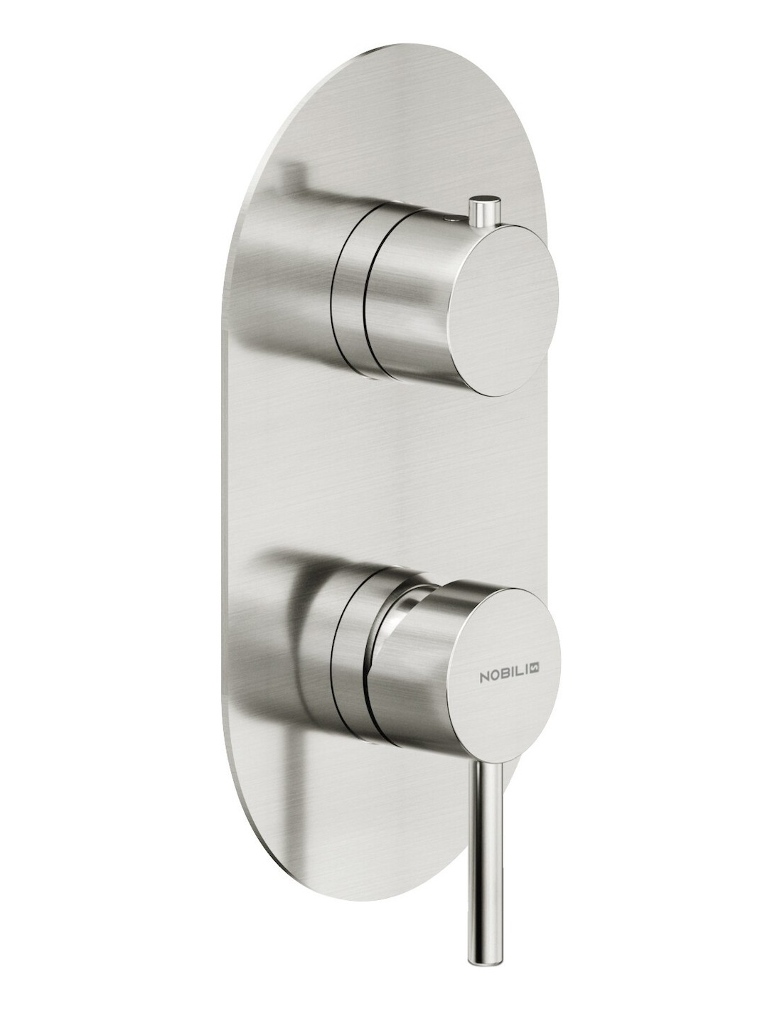 Nobili Rubinetterie - Acquerelli Miscelatore deviatore doccia meccanico Acciao inox WE81102/TIX + WE81102