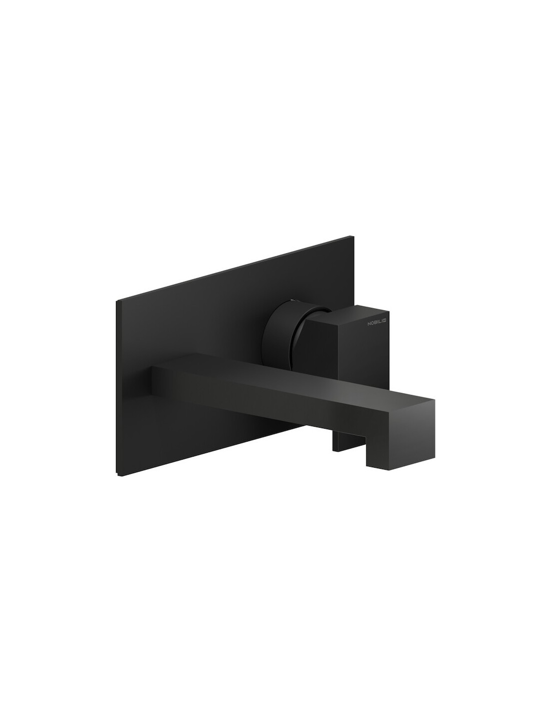 Nobili Rubinetterie - Mia Miscelatore lavabo parete Nero opaco - MI102198BM