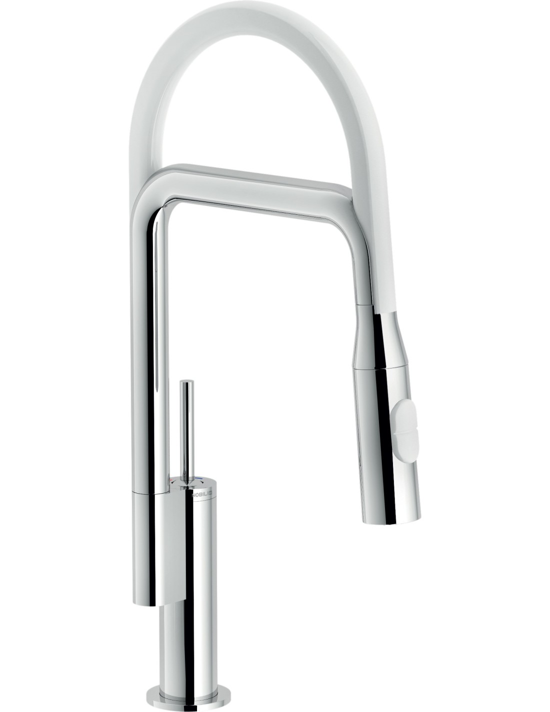Nobili Rubinetterie - Miscelatore Acquerelli da Cucina con doccetta 2 getti - AJ93300CR