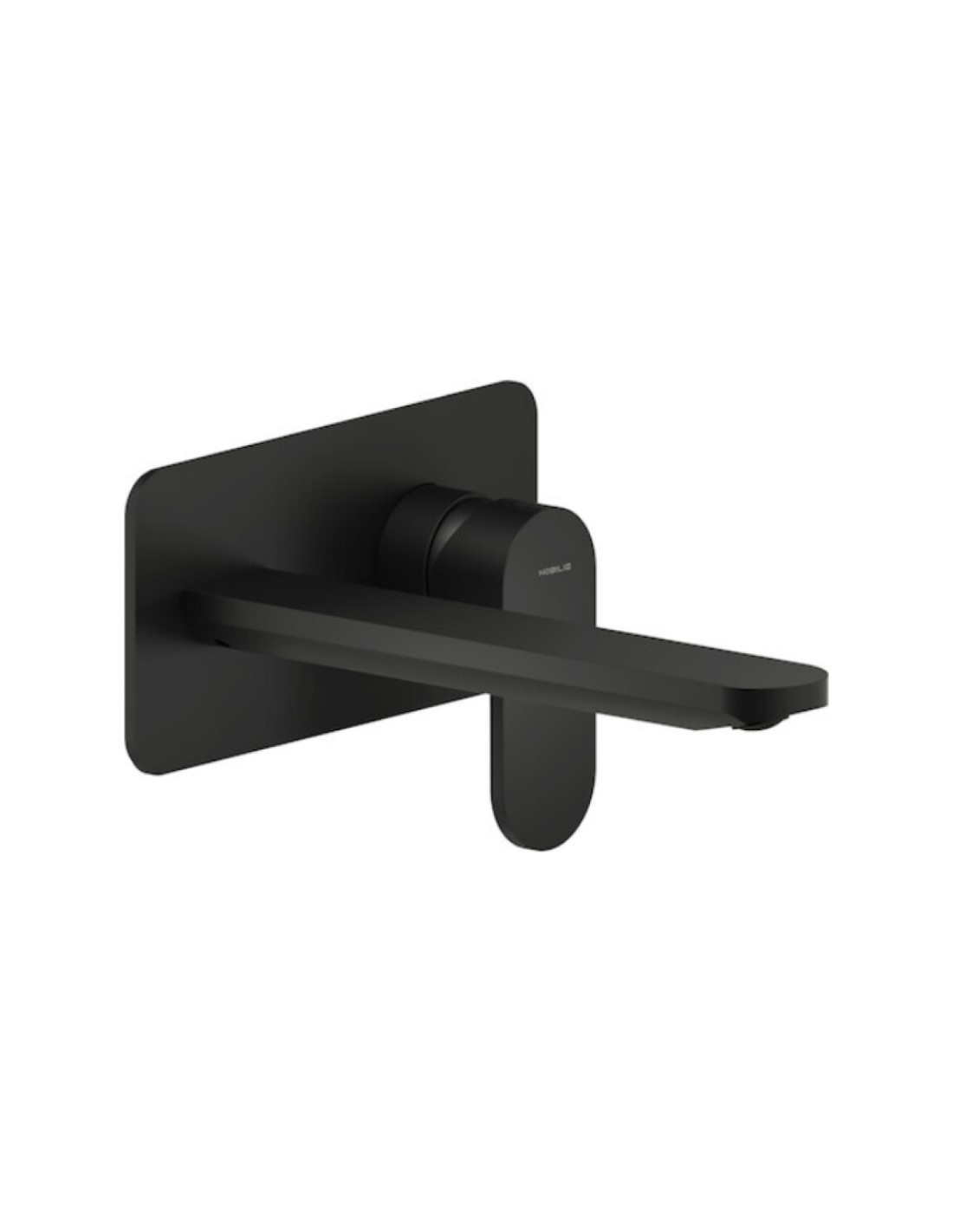 Nobili - Yoyo miscelatore lavabo a parete bocca lunga finitura velvet black- YO126198/1BM