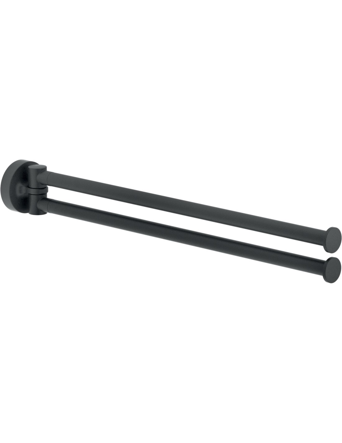 NOBILI - ZEN Porta salvietta a parete doppio mora opaco - ACPL22/2X