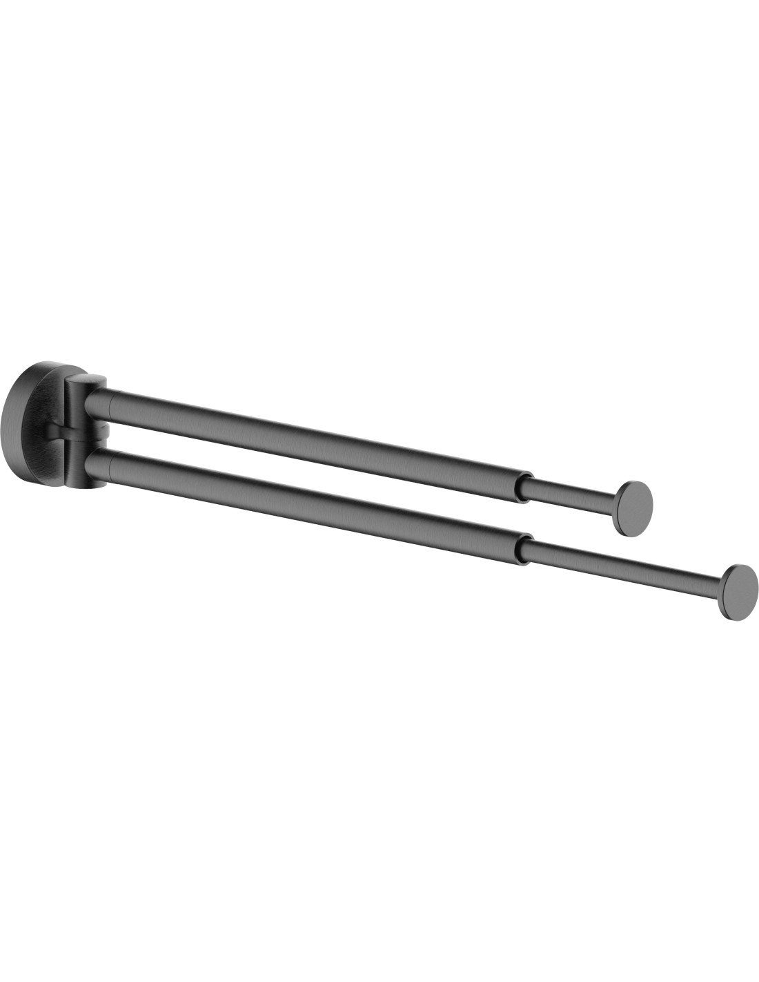 NOBILI-ZEN Porta salvietta estensibile a parete grafite - ACPL23/2X