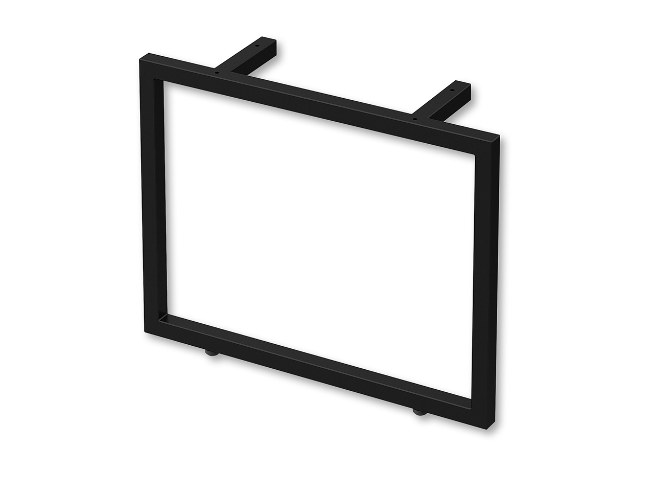 Noho Piede Opzionale di supporto per Basi 2 Cassetti 33,4x40,5 Regolabili in Metallo Nero Opaco-24075