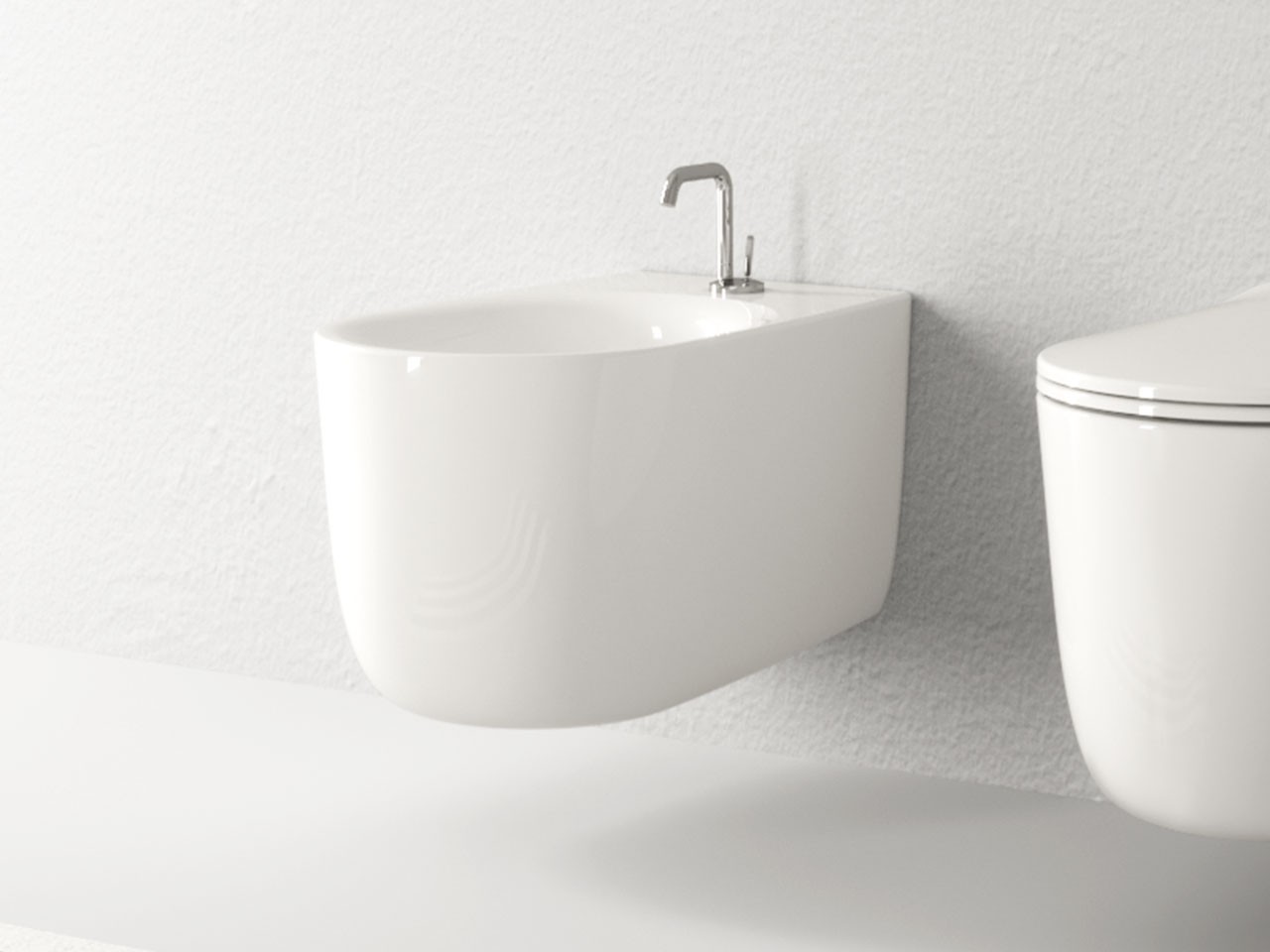 Bidet Sospeso Nolita Bianco Lucido-19621