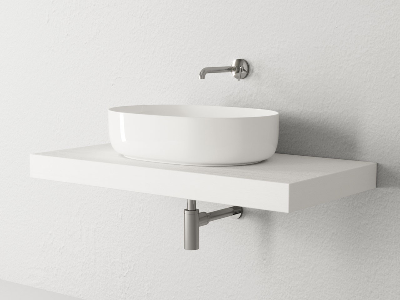 Lavabo da Appoggio Nolita 60X40 Bianco Lucido-19631