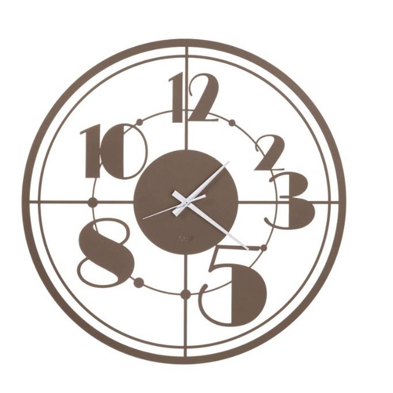 OROLOGIO DA PARETE TEO BRONZO 50 CM. ARTI & MESTIERI