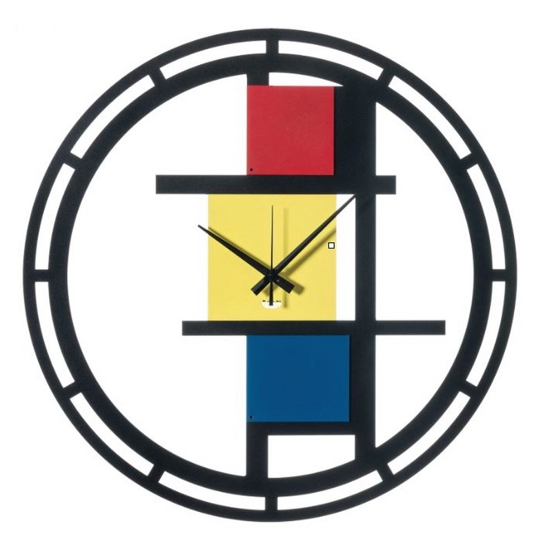 OROLOGIO MONDRIAN 50 NERO/ROSSO/GIALLO/BLU ARTI & MESTIERI