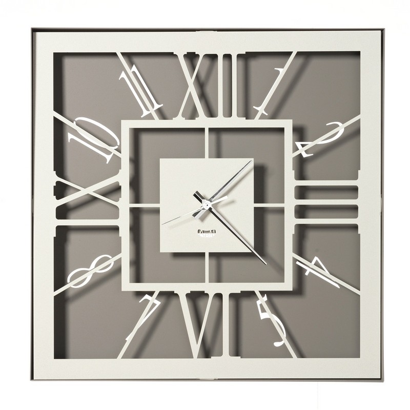 OROLOGIO TAURO FANGO-AVORIO 50X50 CM. ARTI & MESTIERI