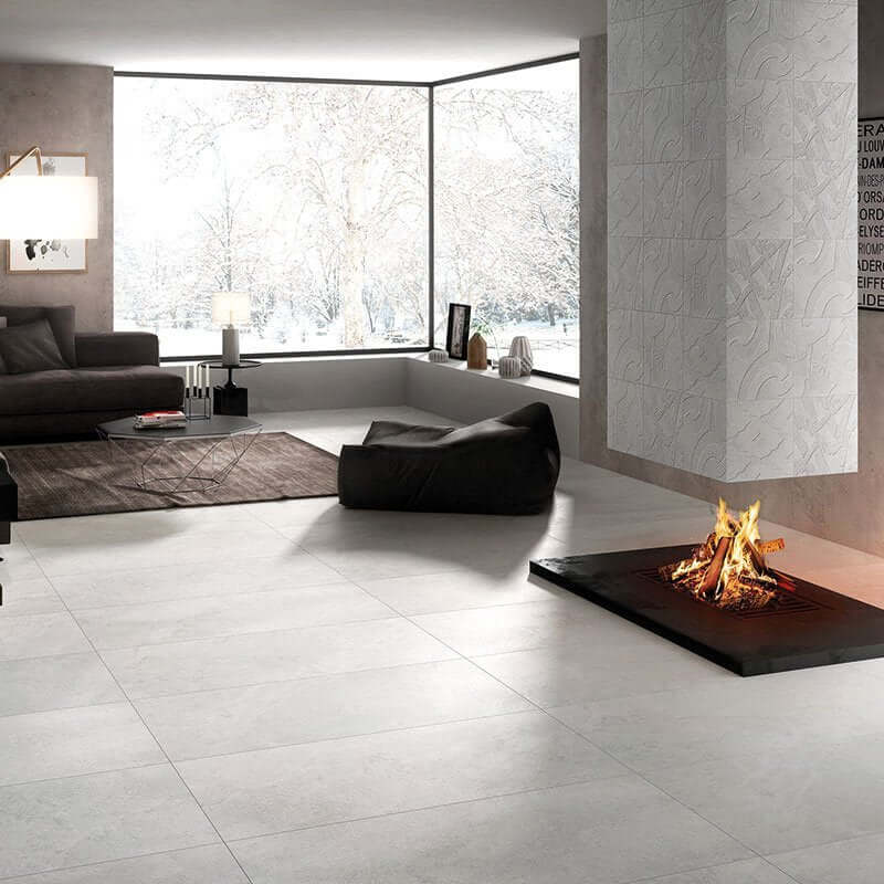 Gres Porcellanato Effetto Pietra Grip 30x60 Palace Bianco Pietre Naturali - Monocibec