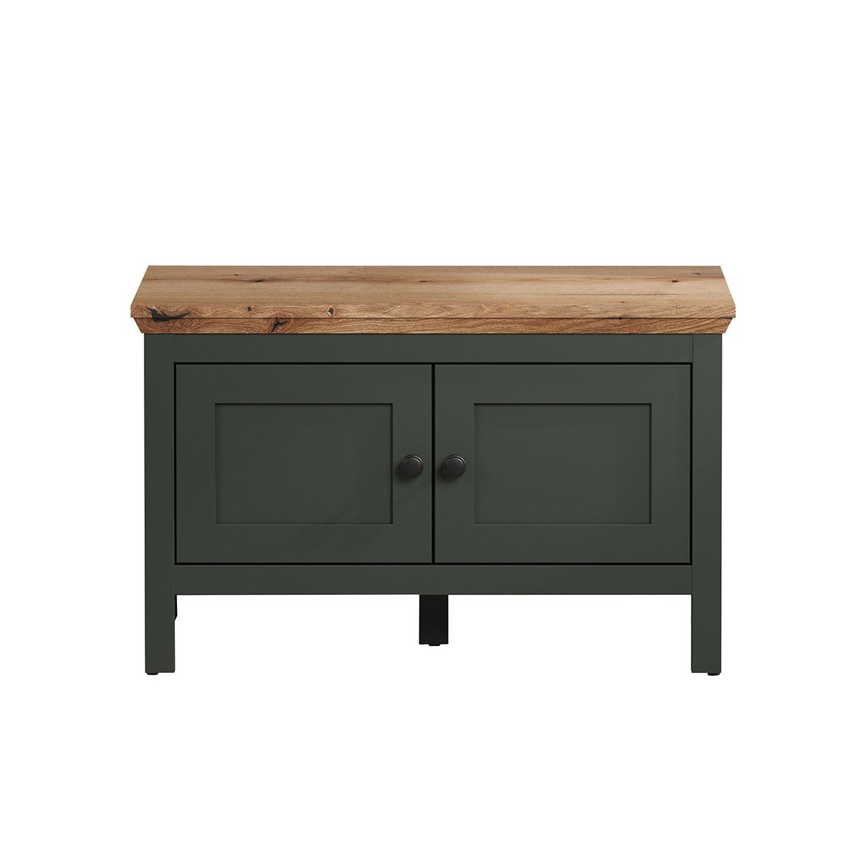 Panca con ripostiglio 2 porte e 2 scomparti interni L77 cm - Stanton