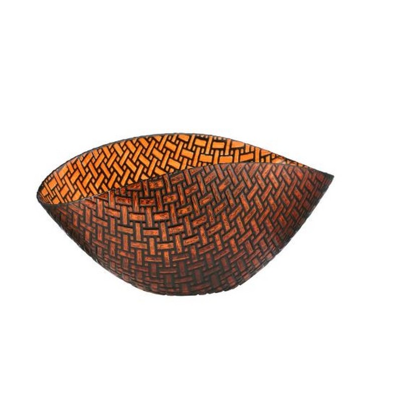 PATTERN COPPA 28X14 CM. NERO-ARANCIO ONLYLUX