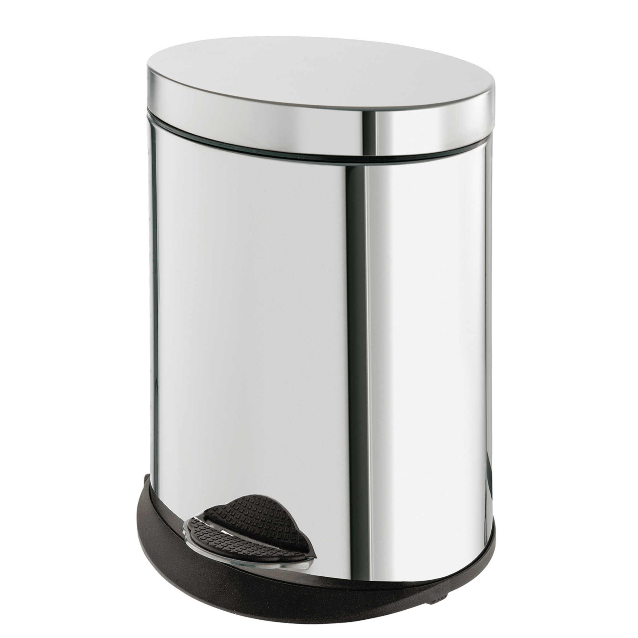 Pattumiera Bagno Con Pedale 5 Lt Gedy "Argenta" Cromo Lucido