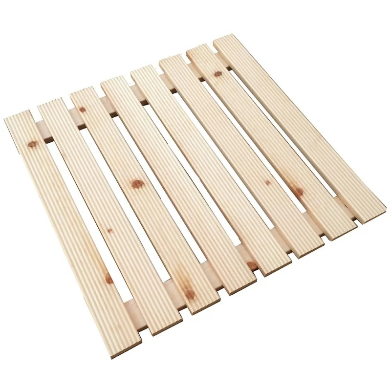 Pedana Doccia in Legno Antiscivolo 58 x 58 Ideale per Piatto Doccia 80 x 80