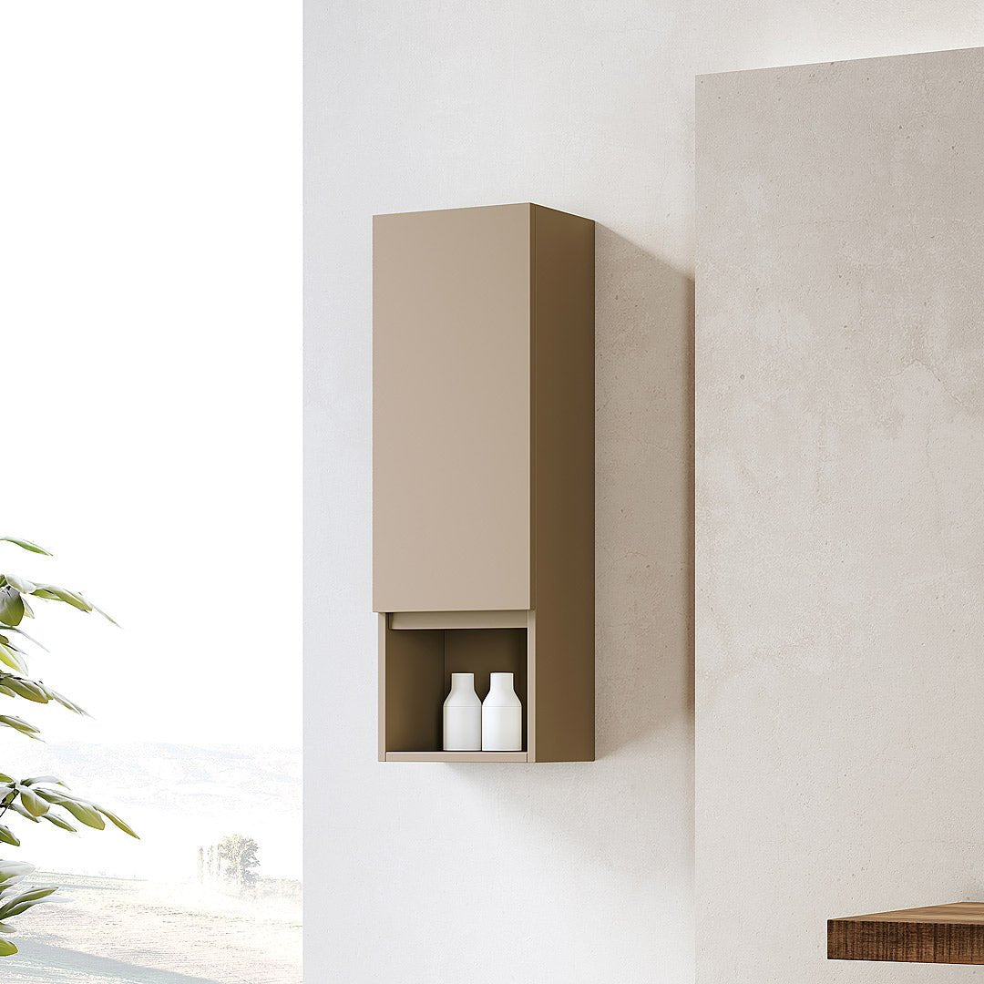 Pensile Portaoggetti Basso 90 Cm Un'Anta Con Vano a Giorno Savini "Ninfa"