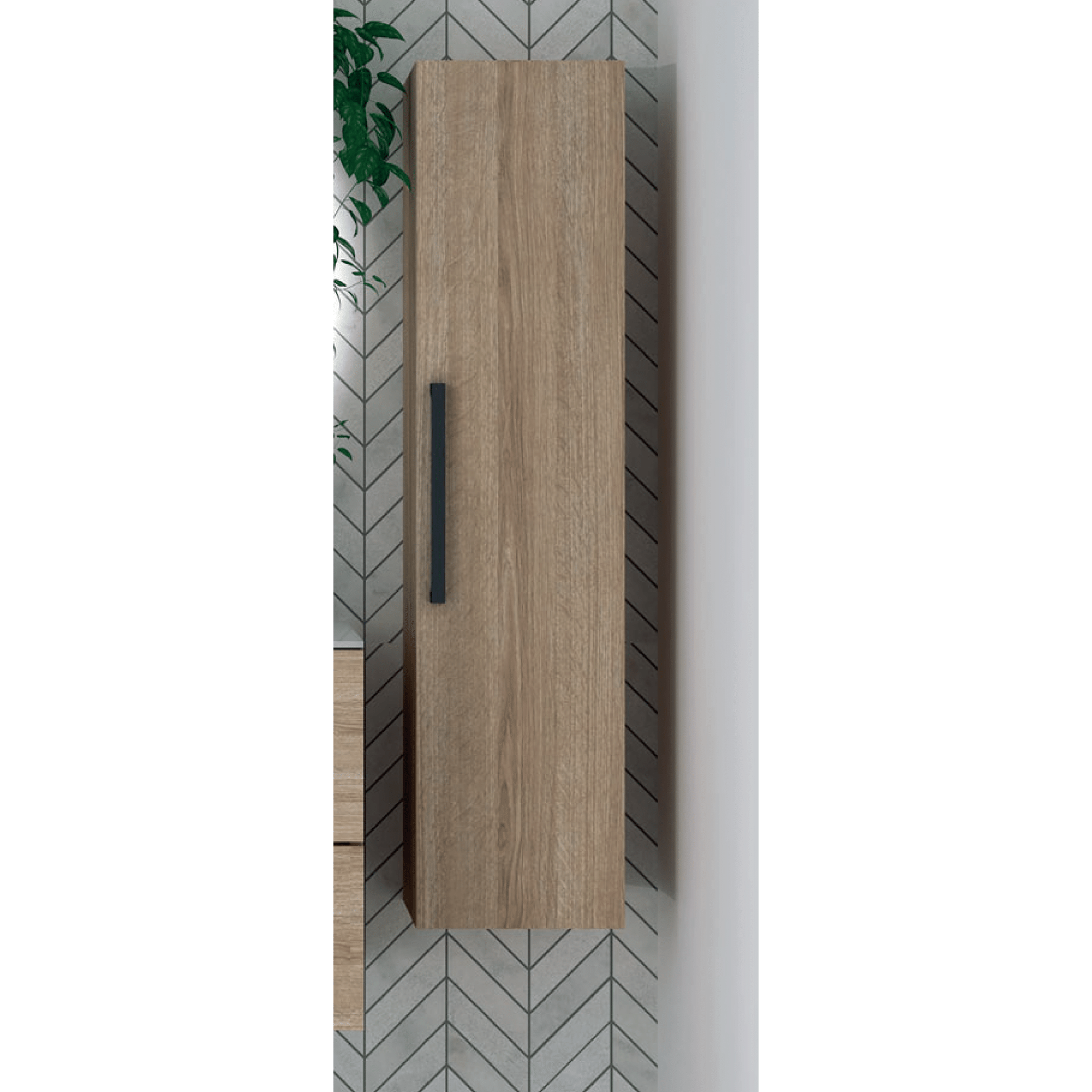 Pensile Portaoggetti "Simona" Da 125 Cm Composto Da Un'Anta