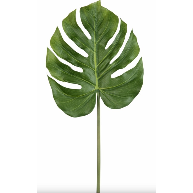 PHILODENDRON REAL TOUCH SINGOLO FOGLIA VERDE 81 CM. JOLIPA