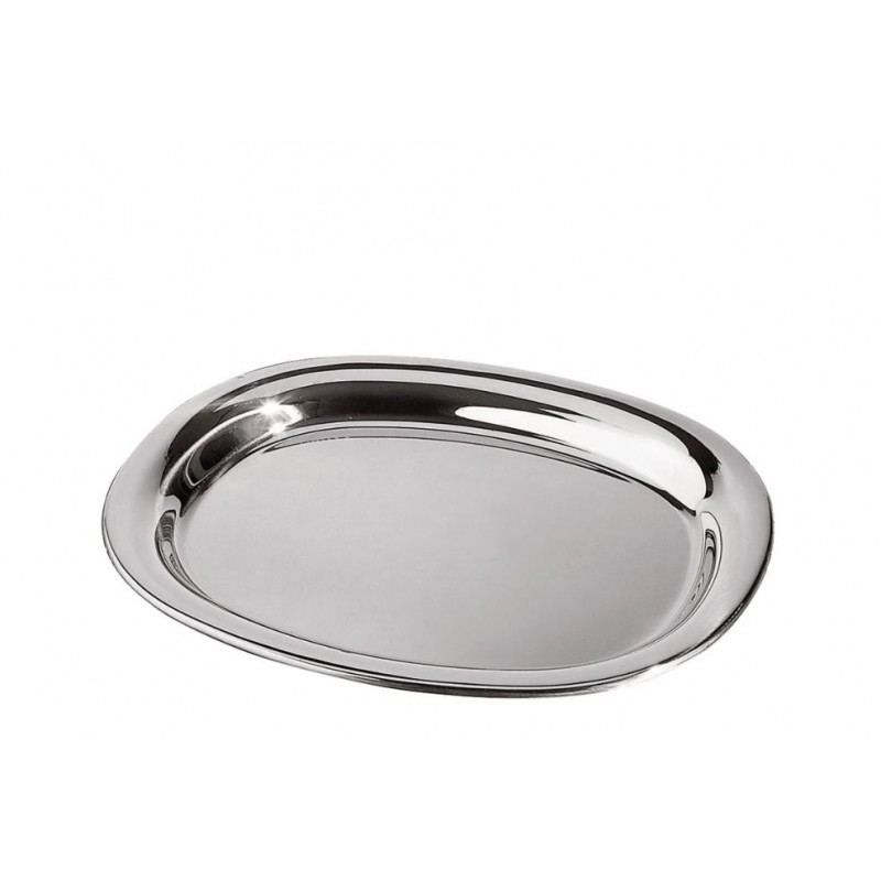 PIATTO DA PORTATA CM 36 IN ACCIAIO INOX PER SERVIRE IN TAVOLA ALESSI