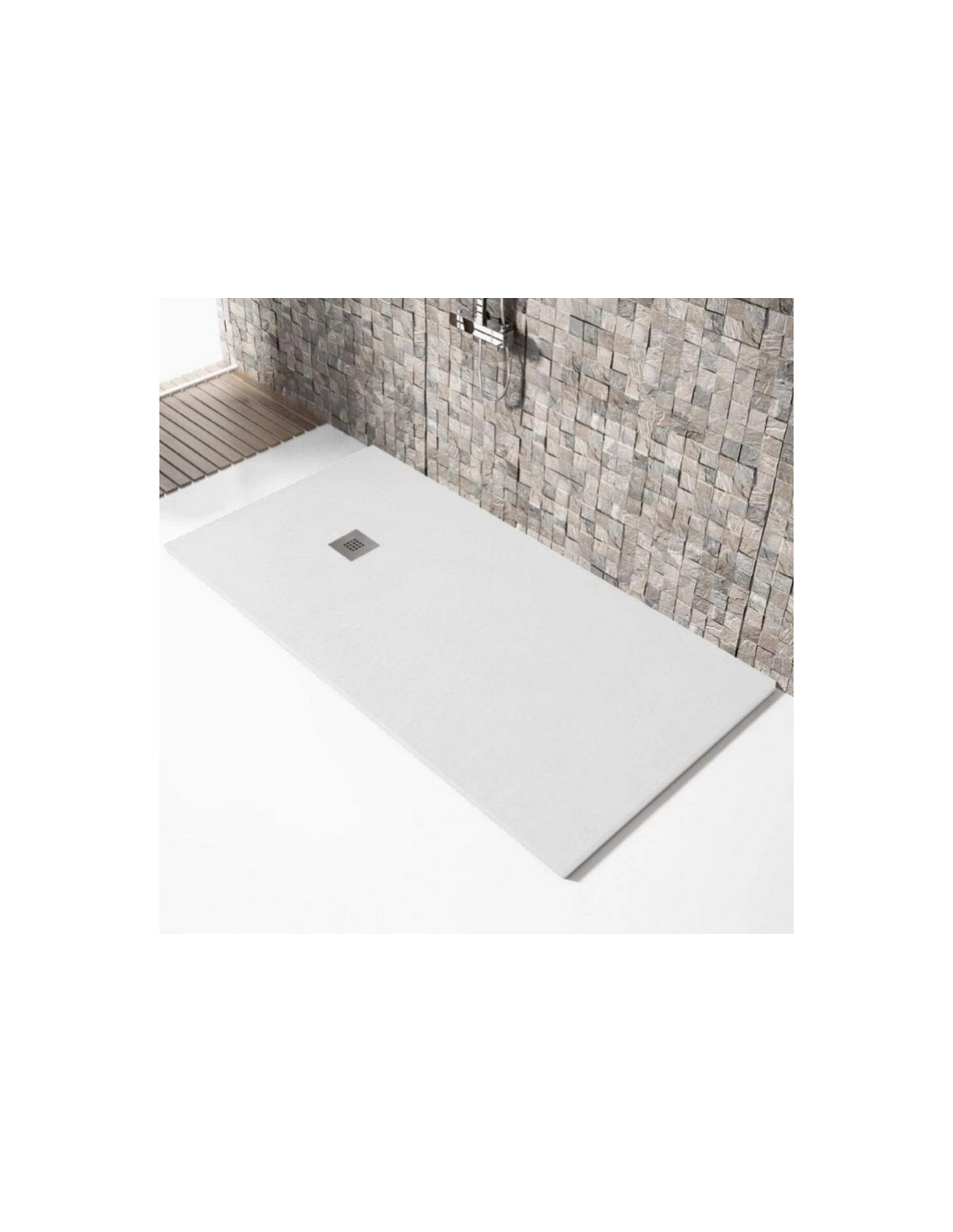 Piatto doccia Madison in resina bianco 80X180