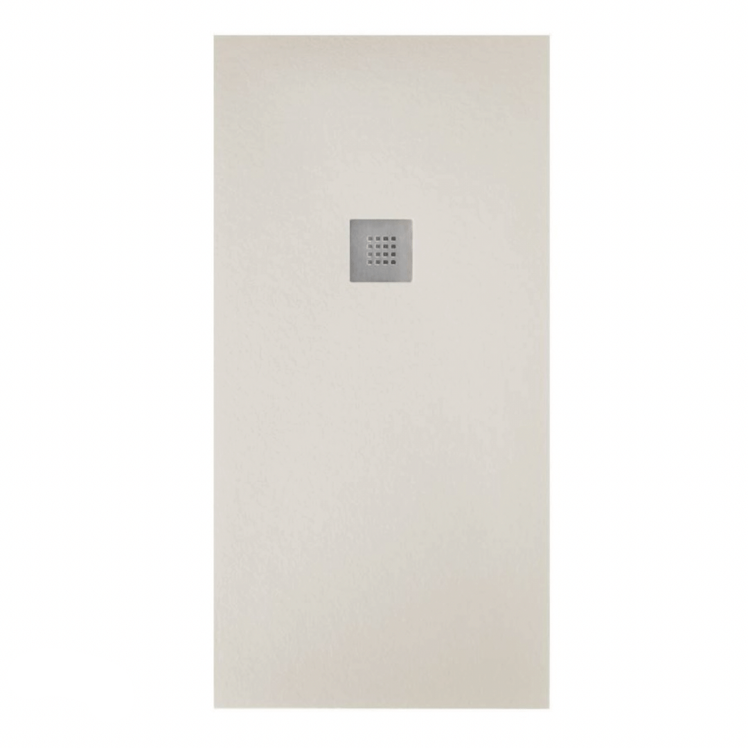 Piatto Doccia 80x130 Effetto Pietra "Tenerife" Crema