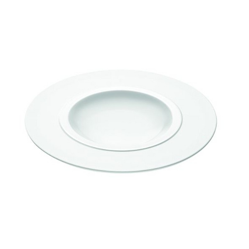 PIATTO FONDO GOURMET CM. 26 BAHIA PIERRE DE LUNE BIANCO DEGRENNE