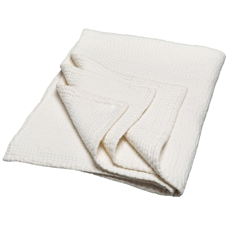 Plaid velo Kantha Ecru Niki Jones