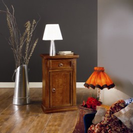 CABINET DOOR TELEPHONE ENTRATINA POOR ART WOOD WITH WALNUT ENTRANCE HALL