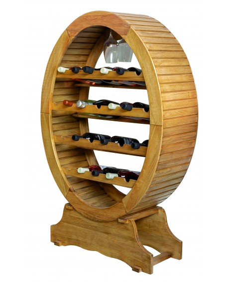 PORTABOTTIGLIE PIOPPO MASSICCIO T. NATURALE 79x31x123