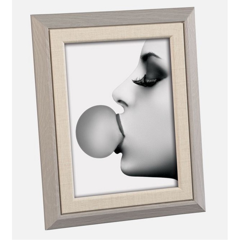 PORTAFOTO 13X18 CM. BICOLOR GRIGIO/ROVERE IN MDF MASCAGNI