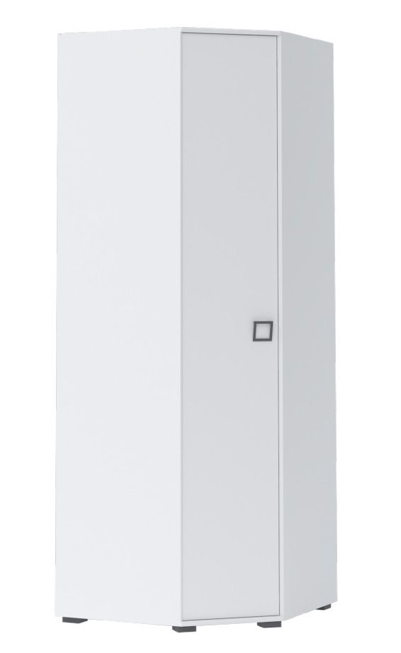 Armadio angolare "Benjamin" 20, bianco - 236 x 86 x 86 cm (h x l x p)