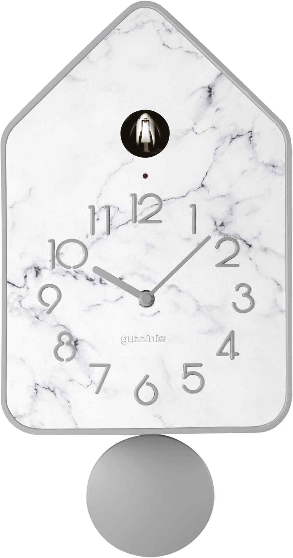 QQ-UP Orologio Con Pendolo Marmo Grigio