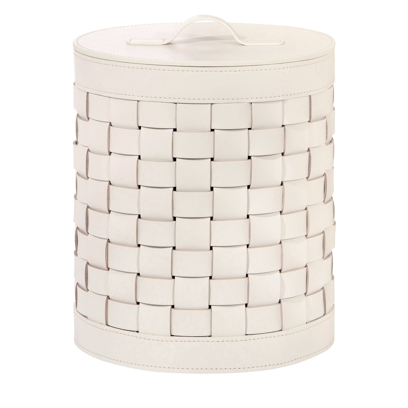 Basket Contenitore Rotondo con Coperchio Grande Barcelona per Interno & Esterno