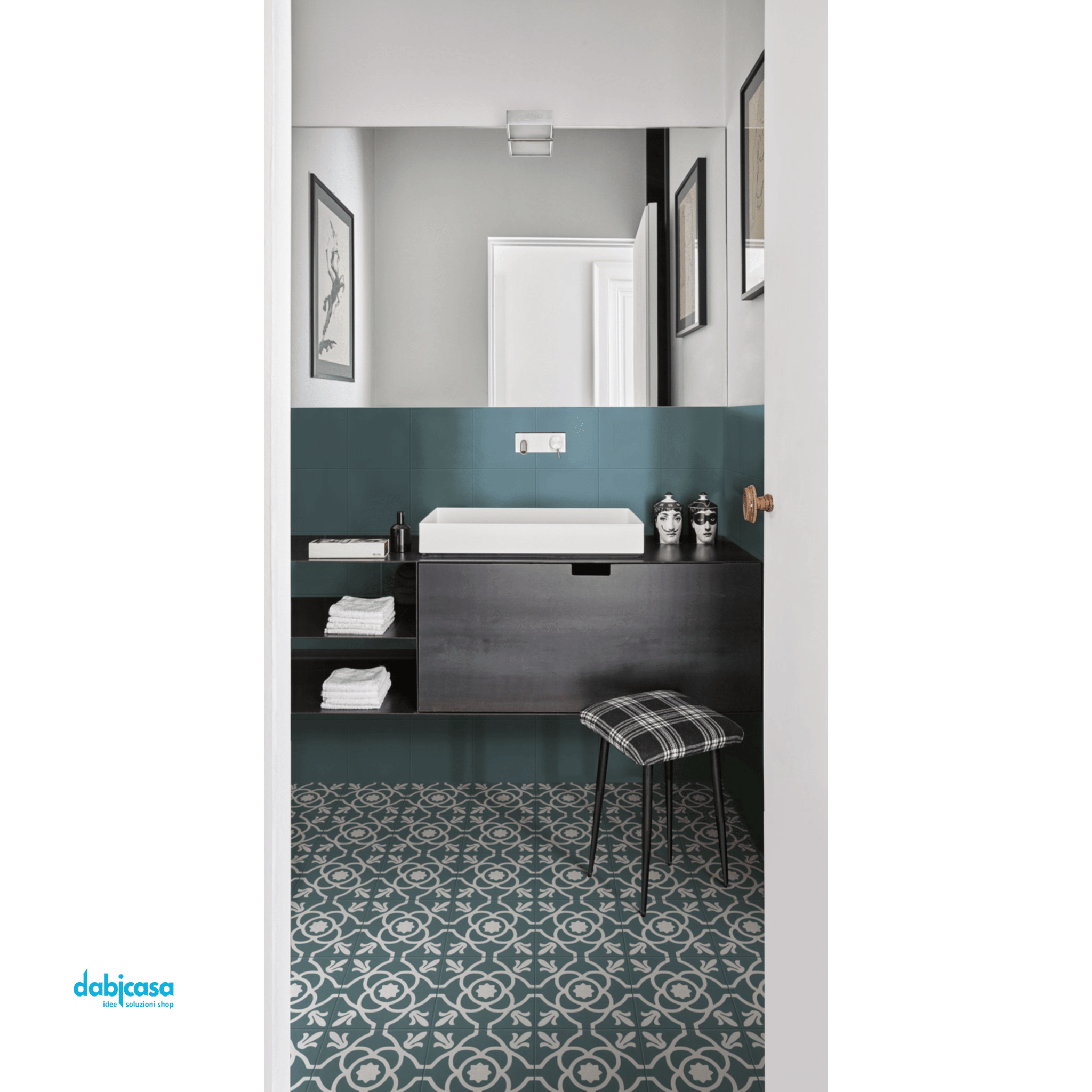 Ragno "Contrasti" Tappeto 11 Rett.20x20