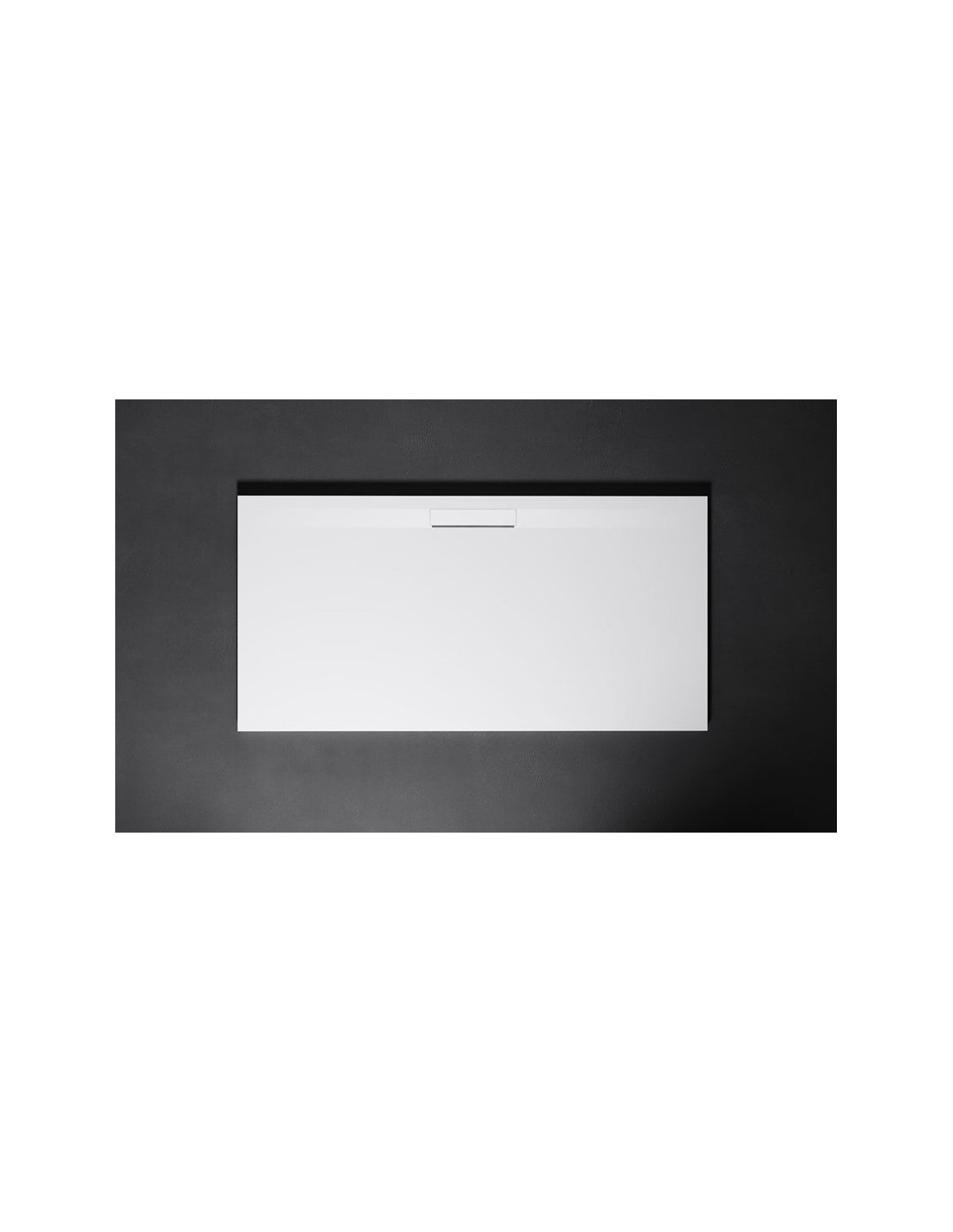 Relax Tagli Solid - Piatto doccia Bianco 200x100 / Piletta Long Side