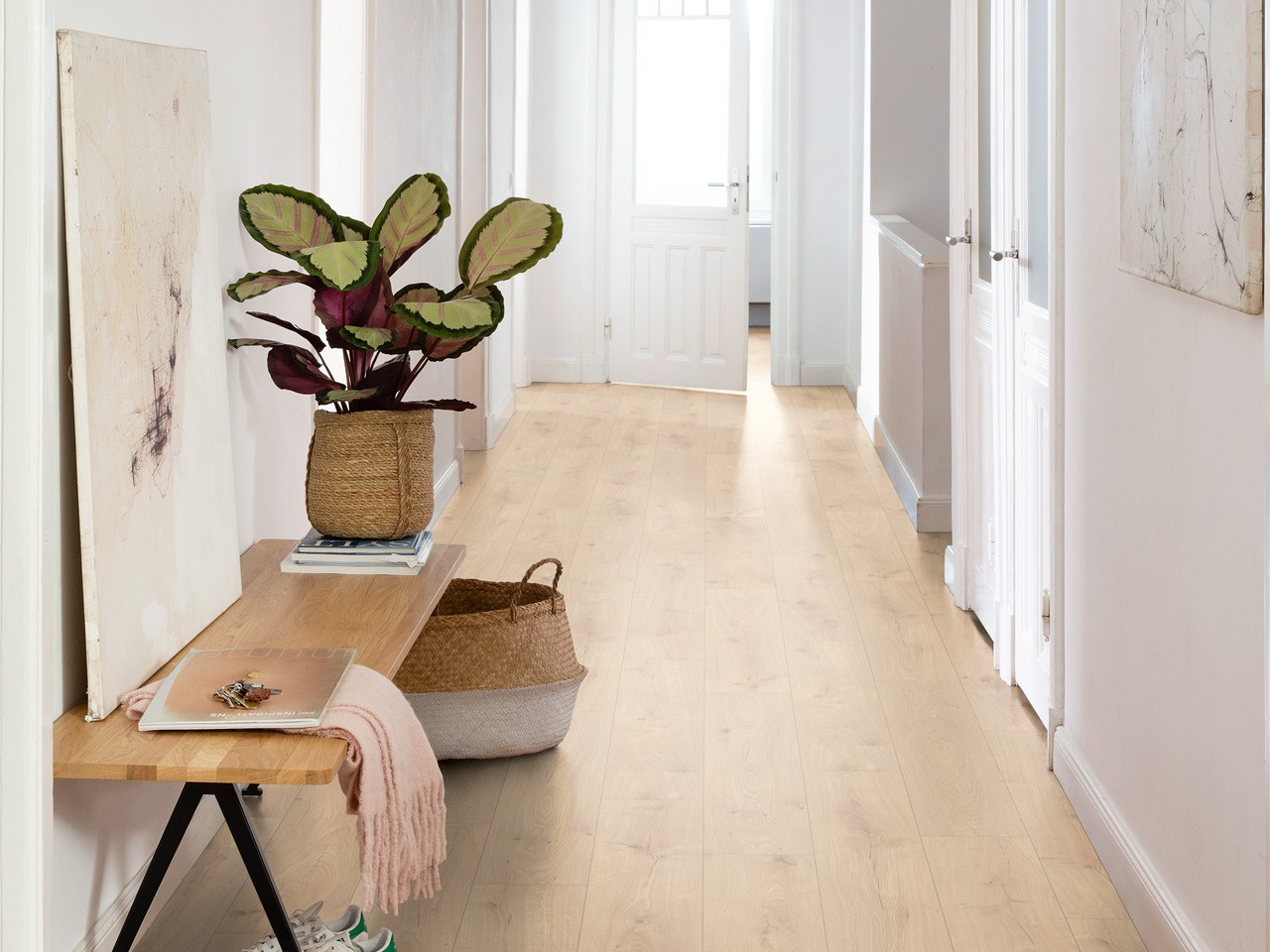 Pavimento Laminato Water Resistant Rovere Firenze Chiaro AC4-78639