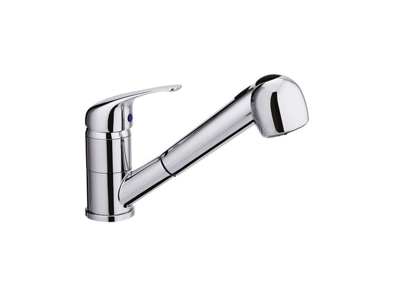 Miscelatore per Cucina Domus con Doccetta Estraibile Cromo-70957