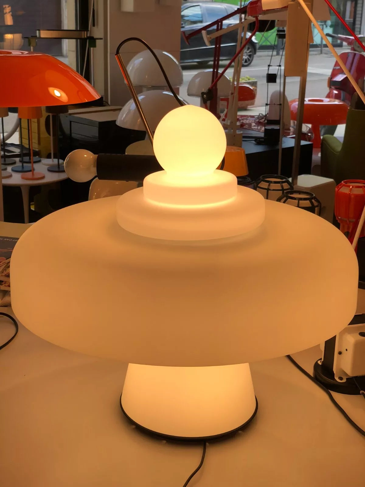 Fontana Arte Regina - Lampada da tavolo Bobo Piccoli, 1968 Re-edition 2020