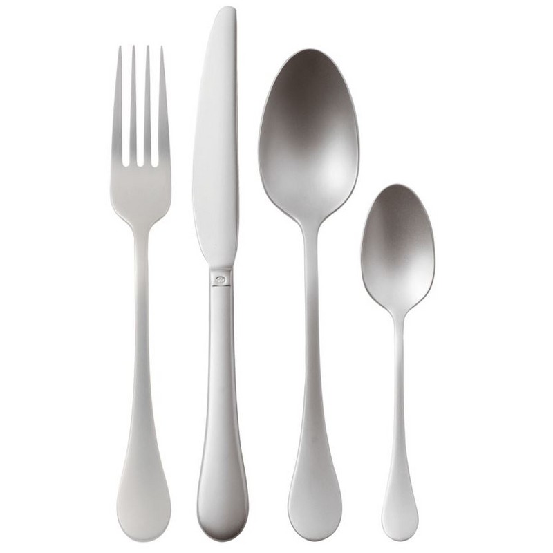 SAMBONET BLOOM ANTIQUE INOX SERVIZIO DI POSATE DA TAVOLA 24 PZ MONOBLOCCO