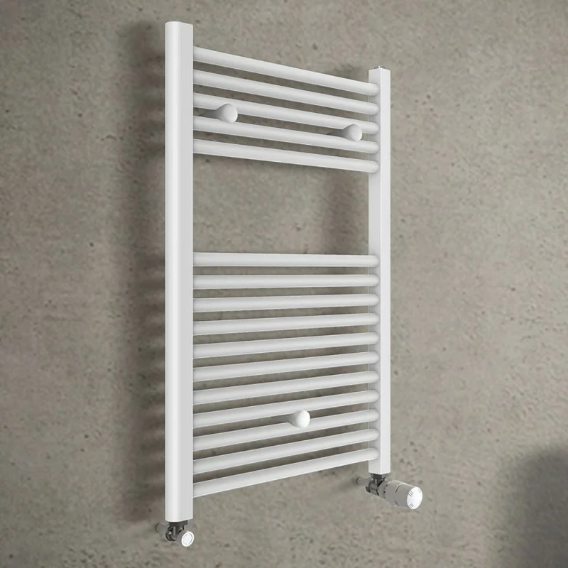 Scaldasalviette bagno L 55x77 cm bianco interasse 50 cm