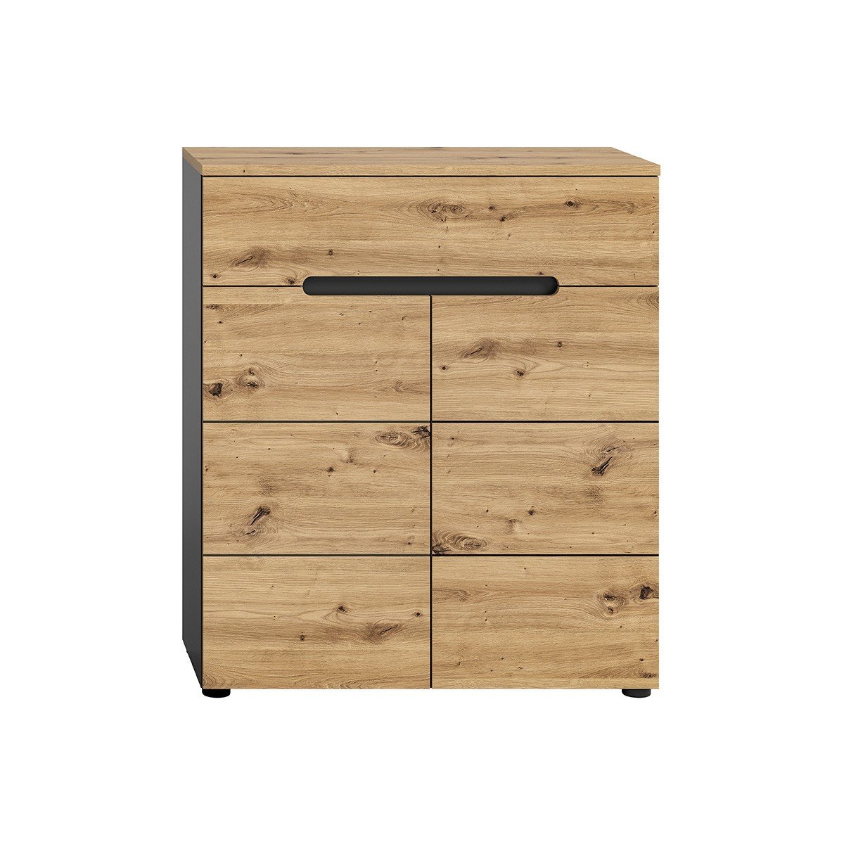 Scarpiera 2 ante e 1 cassetto L80 cm - CANU