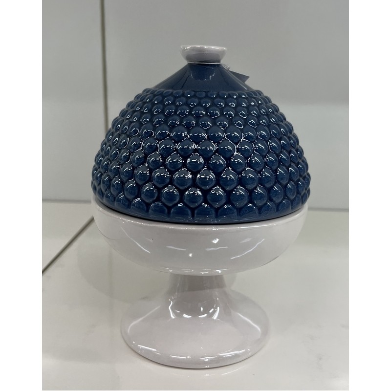 SCATOLA PUMO MEDIA CON COPERCHIO 10X(H)13,5 CM. OTTANIO EMO'