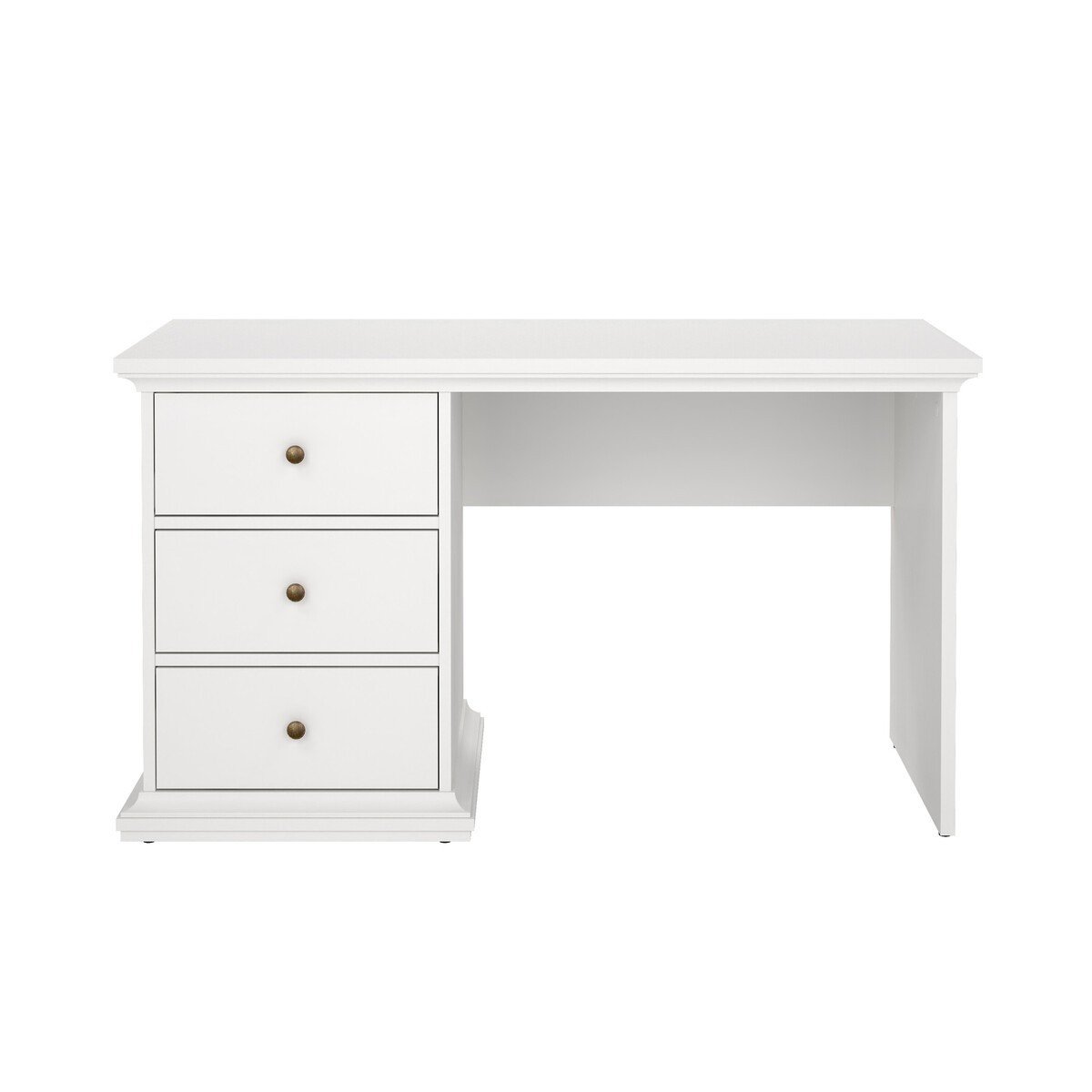 Scrivania 3 cassetti bianca L130 cm - SOFIA