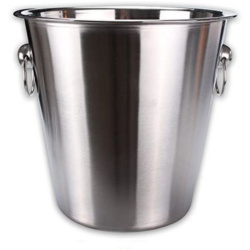 SECCHIO CHAMPAGNE BASIC ACCIAIO CM. 21,5X21 ABERT