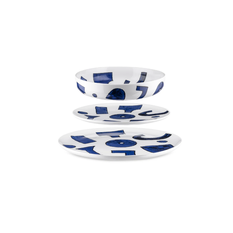 Servizio di piatti 12 pezzi Alessi Itsumo Yunoki
