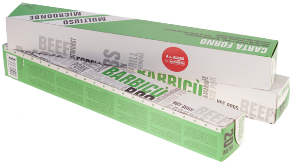 Set 3 rotoli alluminio, pellicola e carta forno