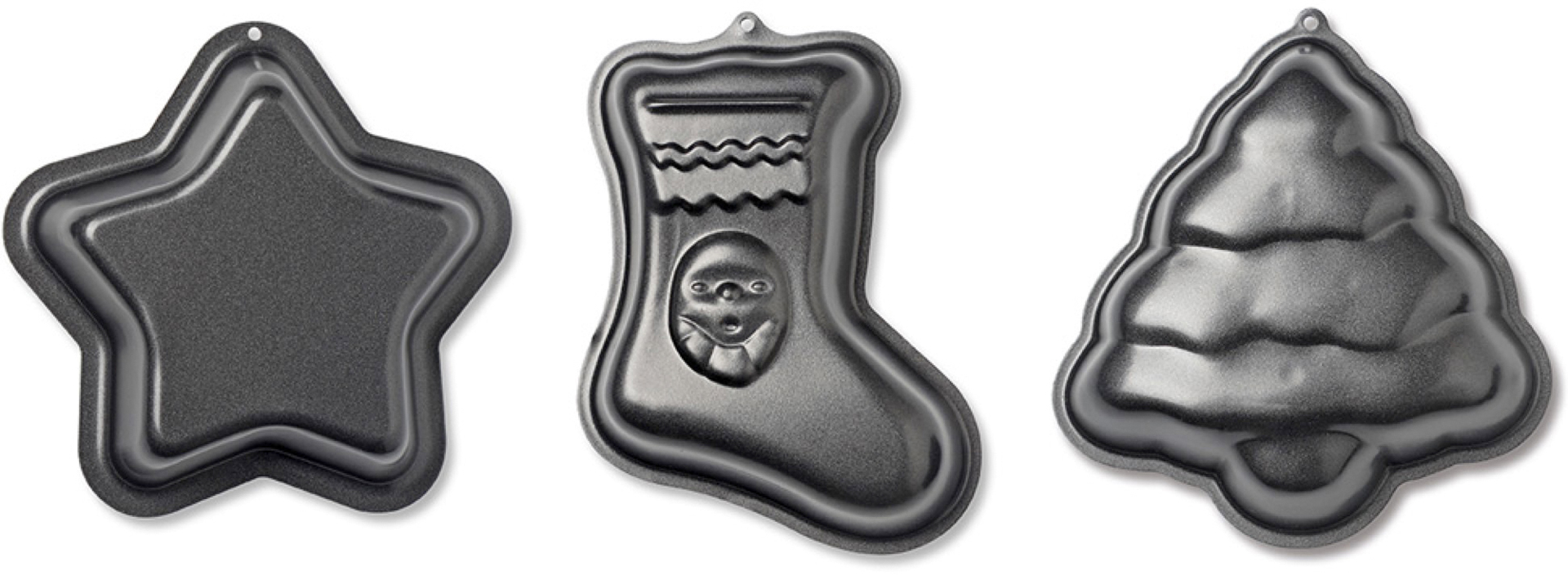 Set 3 Stampi Da Forno