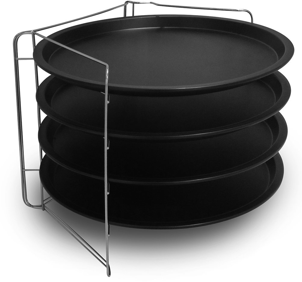 Set 4 Teglie cm 32 con Supporto